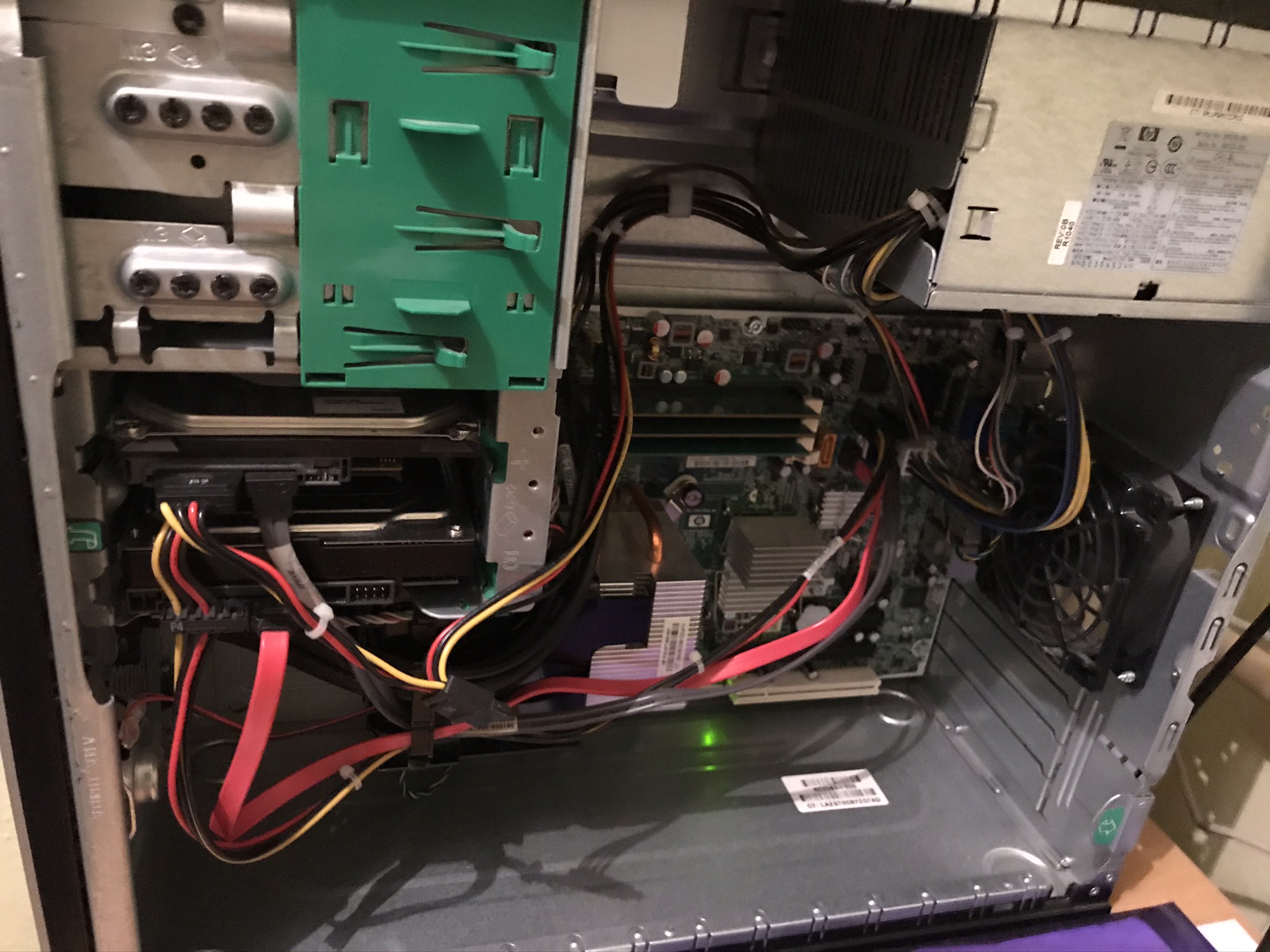 3 x HDD instalace